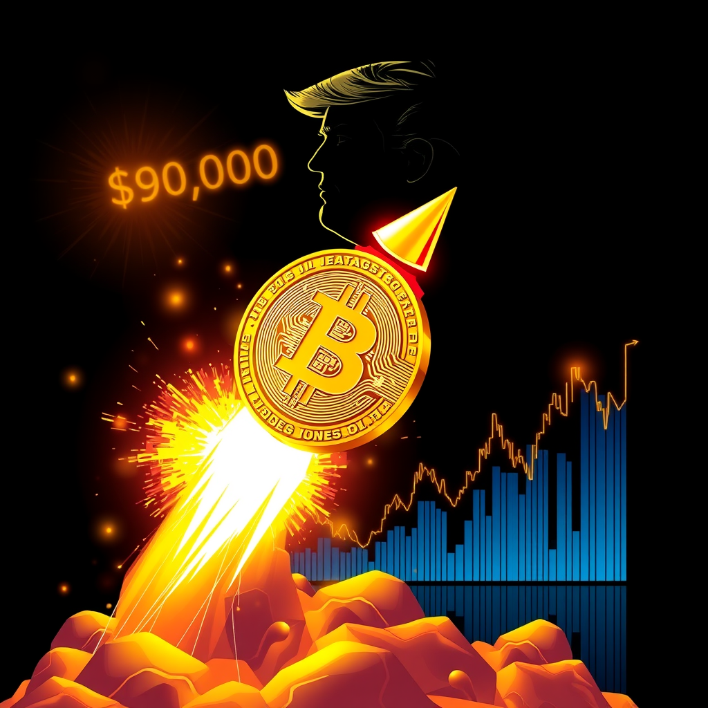 Pico do Bitcoin a US$90 Mil Impulsiona Liquidações Recorde em Cripto com Mudanças nas Tarifas de Trump