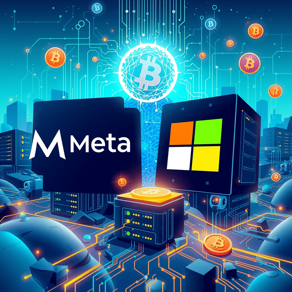 Meta e Microsoft Apostam Pesado em IA: Como Mineradores de Bitcoin Podem Lucrar