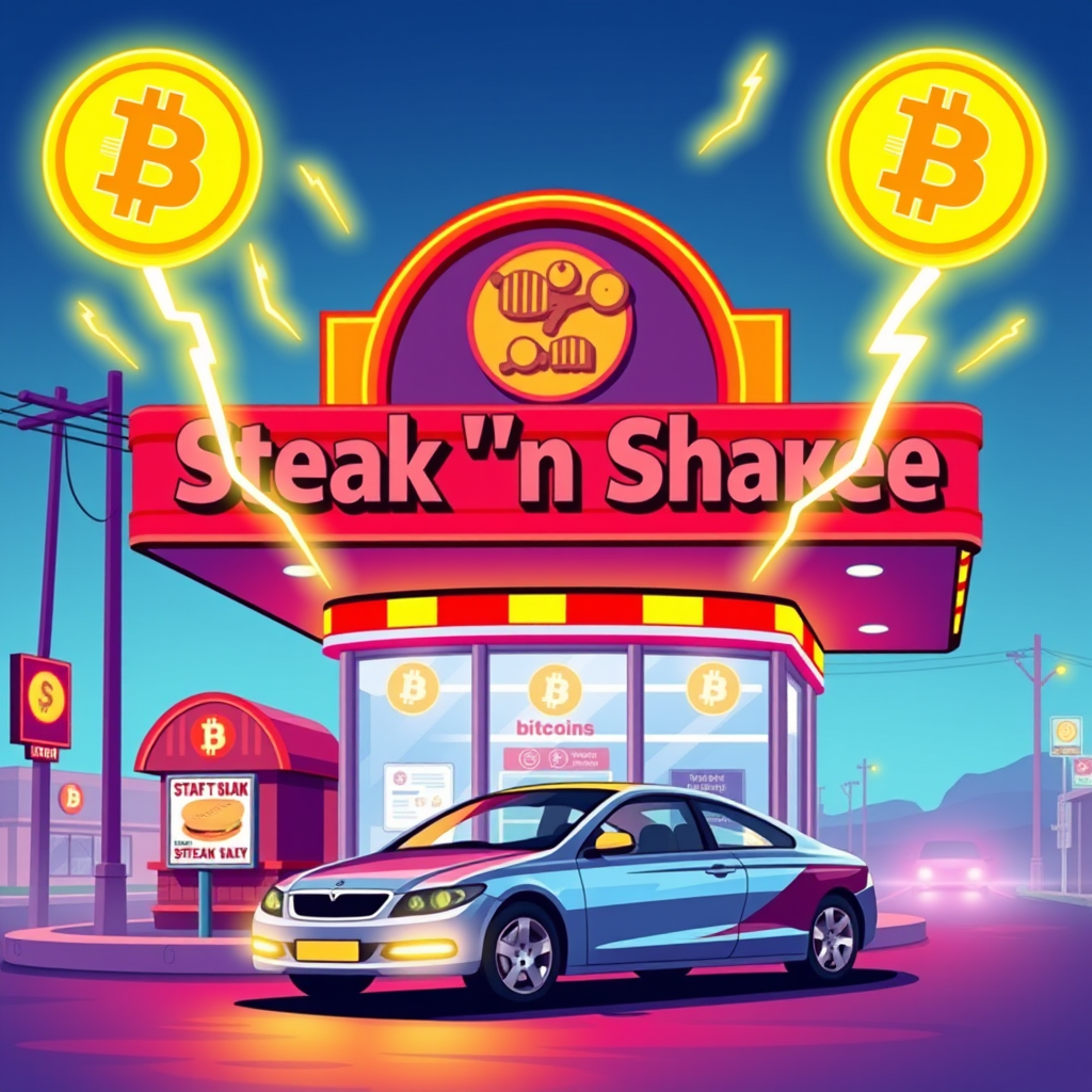 Steak ‘n Shake Impulsiona Tesouro em Bitcoin com US$ 10 Milhões