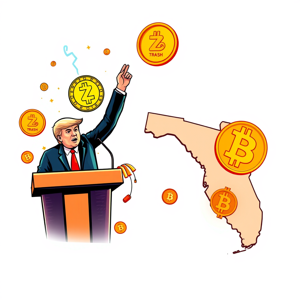 ZEC Recupera 11%! Trump Diz Não ao Perdão de SBF e Flórida Reavalia Reserva de Bitcoin