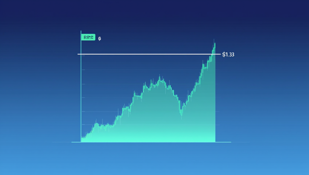 XRP em Alta Lenta: De US$ 1,33 e Preso no Range-Bound Trade